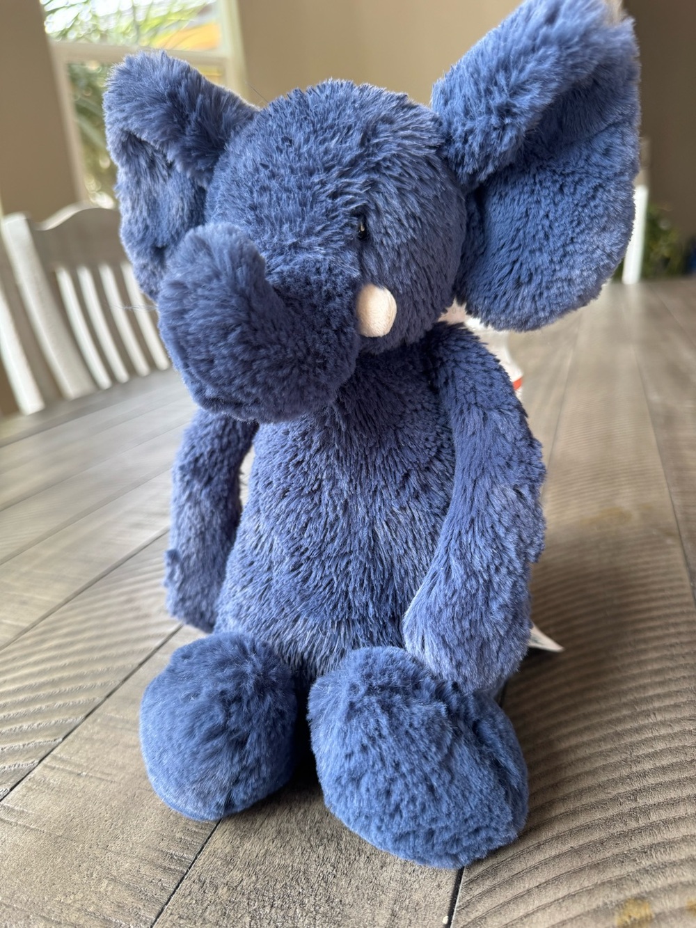 Jellycat Bashful Blue Elephant 12” Plush Toy